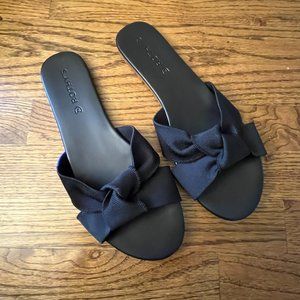 Rothy's The Knot Sandals in Black Size 9.5 - RETIRED